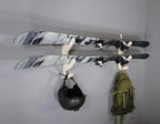 Grassracks Birch Wood Ski Rack - The Hallsteiner Series Indoor Horizontal Ski Wall Rack(1 or 2 Pairs of Skis, Birch)