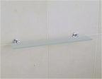 KOHLER Purist 22-1/2" Brass and Tempered Glass Bathroom Shelf