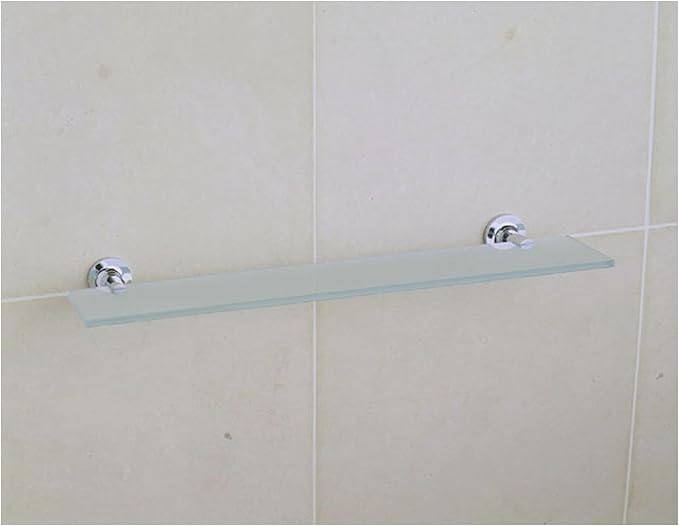 KOHLER Purist 22-1/2" Brass and Tempered Glass Bathroom Shelf