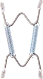 Plymor Stainless Steel Wall Mountable Plate Hanger, 2.25" H x 1.25" W x 0.375" D (for Plates 2" - 3"), Pack of 3