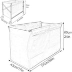 Laundry basket liner, Laundry cart liner bag,Removable Liner Bag For Rolling Basket, Oxford Cloth Storage Bags, Hotel Room Work Trolley Replacement(A,77x43x60cm/30x17x24in)