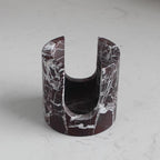 Natural Marble Travertine Sponge Holder for Kitchen Counter, Drying Rack, Sponge Caddy for Sink Organizer - Rosa Levanto Marble