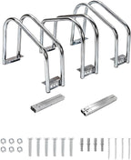 Bike Floor Stand, Freestanding Bike Parking Rack for Garage, Heavy Duty Bicycle Storage Organizer Fit 22-28" Wheels & 2.2" Tire Width,Indoor Outdoor Bike Storage Stand for Home, Apartment, Bike Shop