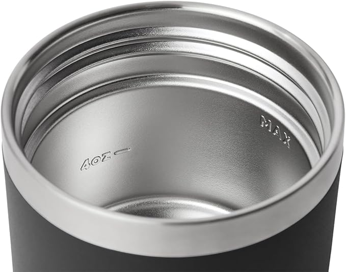 YETI Rambler 8 oz Food Jar, Vacuum Insulated, Stainless Steel, With Airtight Lid, Black