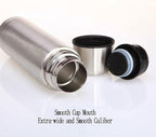 Small water bottle Mini Vacuum Insulated Stainless Steel Water Bottle Flask Metal Bottle for Hot and Cold Drinks 12Oz/350ml(Silver)