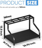 Ski Storage Rack for Garage — Freestanding Ski Holder for 4 Pair Skis, Boot, Helmet, Goggles, Indoor Snowboard Rack Organizer Stand for Home, Shed, Basement, Black