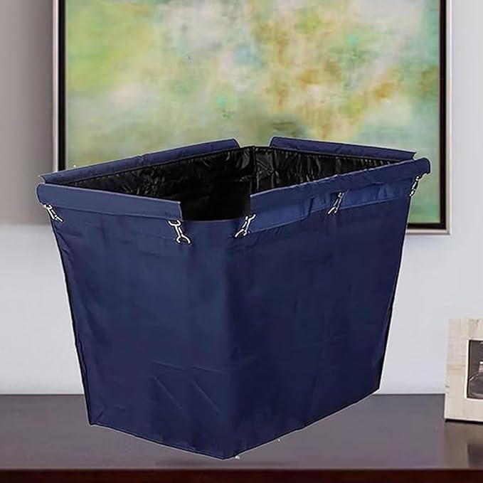 Laundry Cart Replacement Bags - Removable Waterproof Liner for Commercial Basket Trolleys - Oxford Cloth Storage Bags for Laundry Baskets