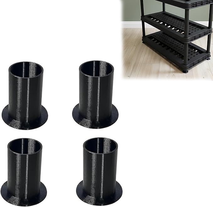 4-Pack Spare Feet for Greenmade Shelves, Replace or Adjust Shelves, Stable Support for Utility Racks, Easy Installation