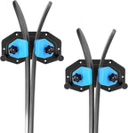 Soulchen 2 Pcs Ski & Snowboard Wall Rack for Garage, Ski Storage Rack, Snowboard Storage, Winter Gear Organizer for Garage, Winter Gear Organizer(Black Blue)