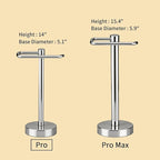 YUMORE Hand Towel Holder Stand Countertop Towel Rack Free Standing Towel Bar Hanger for Bathroom Kitchen