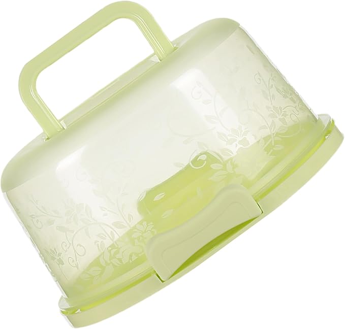 Cake Carrier, Cake Carrier With Lid And Handle, 10x8.6x4.9 Inches, Transparent Dome Reusable Airtight Box, Reusable, Portable, Microwaveable, Dishwasher Safe