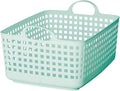 Like-it │SCB-7 │Daily use inside or outside. Movable handles make it easy to carry around. | Portable large basket for kitchen, laundry and kids room. | 13.98 x 17.91 x 9.96" | Mint Blue | 6.34 gal