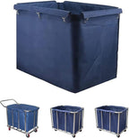 Laundry basket liner, Laundry cart liner bag,400L Rectangle Removable Liner Bag For Rolling Basket,Detachable Storage Bags For Trolley, For, Hotel, Cleaning Car(A)