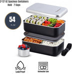 Leak Proof Stainless Steel Bento Box, Stainless Steel Lunch Box For Adults, Metal Bento Box, Japanese Lunch Container, Large With Compartment, Korean Bentobox, Non Toxic, Microwave Safe