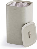 Joseph Joseph Tota One 60L/15.85 gallon Laundry Basket, Removable Washing Bag with handles, Perfect for Bedroom & Bathroom, Ecru