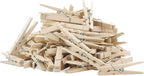 Whitmor Set of 50 Wooden Clothespins, S/50