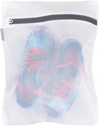 iDesign Medium Mesh Laundry Bag for Delicates - White