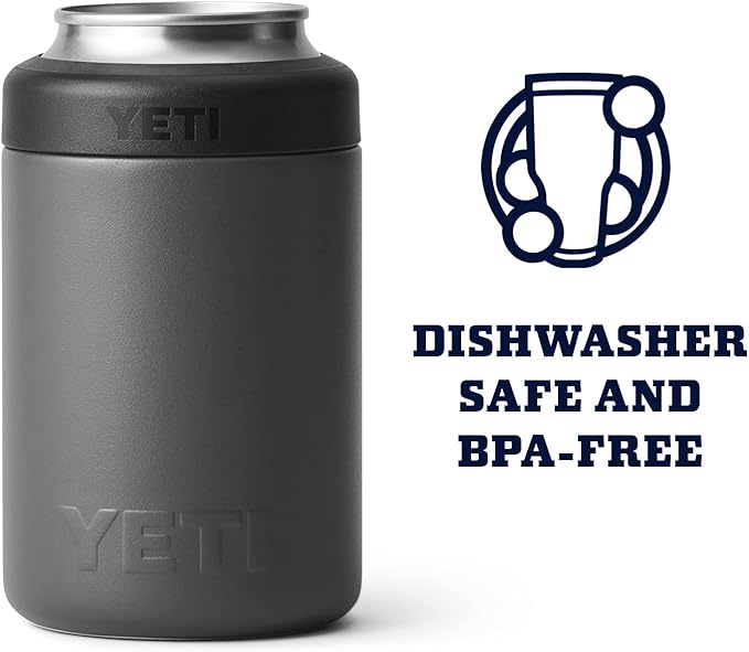 YETI Rambler 12 oz. Colster Can Insulator for Standard Size Cans, Charcoal