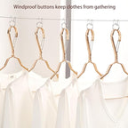 Retractable Clothesline Indoor Clothes Line for Hanging Dry and Wet Clothes on Heavy Duty Outdoor Clothing Lines 16.7 ft (White)