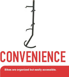 Racor - PLB-2R Gravity Bike Rack - Wall Bike Stand