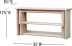 Pennsylvania Woodworks Extra Large Wall Clothes Drying Rack ~ Heavy Duty Solid Maple Hardwood, Folding, Collapses to 35" x 20" x 8", Hand Built in USA, Unfinished