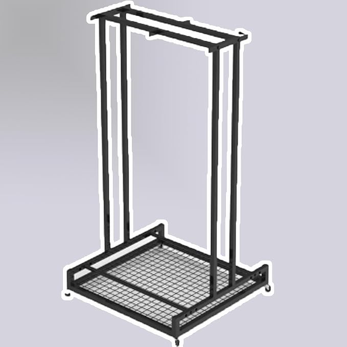 1 2 3 4 5 6 8 9 10 Pair Ski Storage Rack for Organize, Indoor Ski Board Stand for Garage/Basement/Shed, Floor Standing Longboard Carrier Wheels(Holds 4 pcs (2 Pair))