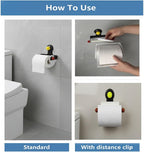 Cat & Dog Proof Toilet Paper Holder,Toilet Paper Protector Cover, Pet-Proof TP Guard Armor, TP Roll Holders,Prevents Pulling and Chewing (White)