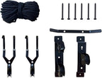 Wallmaster Ceiling Bike Mount Hanger, Bike Ceiling Lift Hoist, Bike Pulley System for Garage, Indoor Bicycle Hooks, 1 pack