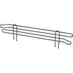 Nexel Wire Shelf Ledge, 42"W x 4"H, Black Epoxy