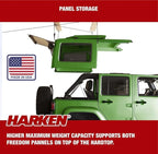 HARKEN - Truck Cap Overhead Garage Storage Hoist, Self-Leveling, Safe Anti-Drop System, Easy One-Person Operation, Smart Garage Organization - 7806.12