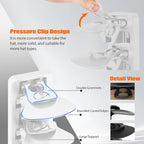 Hat Organizer for Baseball Caps Hold Up to 40 Hats, 2 Pack Hat Rack for Wall, Strong Adhesive Hat Storage Display Holder(White-2 Pack)