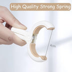 6 Pack Plastic Clothes Pins with Strong Anti-Rust Springs,Heavy Duty Beach Towel Clips,Laundry Clothespins to Keep Your Towel, Clothes, Blankets to Dry on Clothesline and Hanging Rack