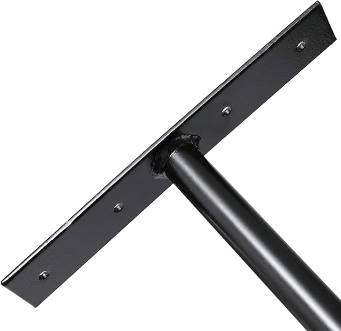 HOME RIGHT Overhead Garage Storage Rack, 16.5 Inch Heavy Duty Ceiling Double Storage Hooks Utility Hanger for Hanging Lumber Ladder Tool Bike & Other Bulky Items (2 Pack, Black)