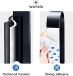 Toilet Paper Storage Wall Mount, Adhesive Toilet Paper Roll Storage for Bathroom Camper, Wall Spare Toilet Paper Holder Extra TP Holder Stand, Metal Matte Black Tissue Holder Organizer