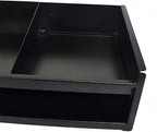 Aluminum Triple Helmet Rack Storage Racks 3 Bays for 3 Helmets Gloves Goggles Jerseys Suitable for Enclosed Racing Trailer Stores Garages Black
