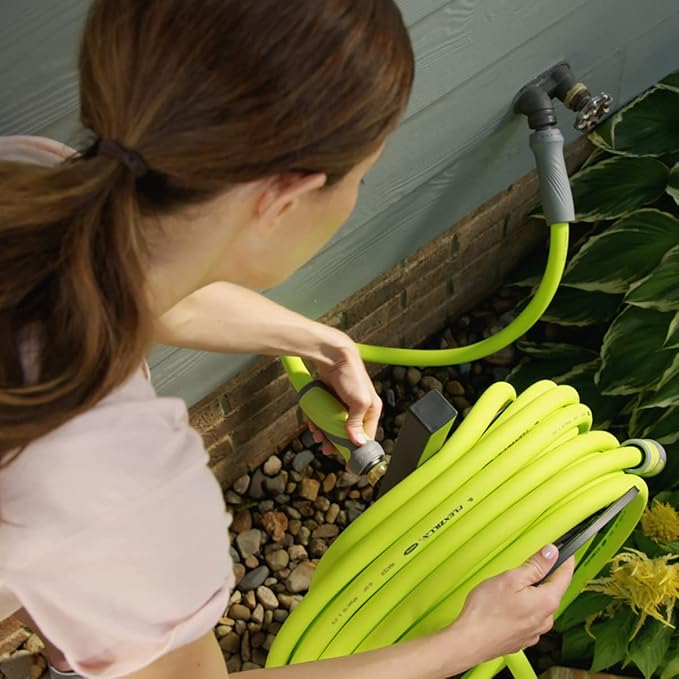 Flexzilla Garden Lead-in Hose with SwivelGrip, 5/8 in. x 5 ft., Lightweight All-Weather Water Hose, Durable and Flexible, Leak-Free Connections