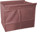 Laundry Cart with Wheels Replacement Bag, Waterproof and Removable Oxford Cloth Liner for Rolling Laundry Basket & Folding Basket Trolley(Brown,80x67x52cm/31x26x20in)