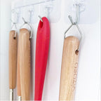 10 Pack Wooden Spoons Hook Attachement Wooden Utensil Handle Hanging Hooks Jump Ring Clasp for Wood Kitchen Utensil Set Bamboo Cooking Spoons Natural Teak Kitchen Pan Toolset Utensil Hanger