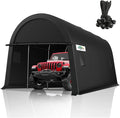 COBIZI Carport Canopy 12x20 Heavy Duty Portable Garage, All-Season Portable Car Ports & Outdoor Storage Shed, Galvanized Frame Vehicle Shelter with Removable Doors and Vents