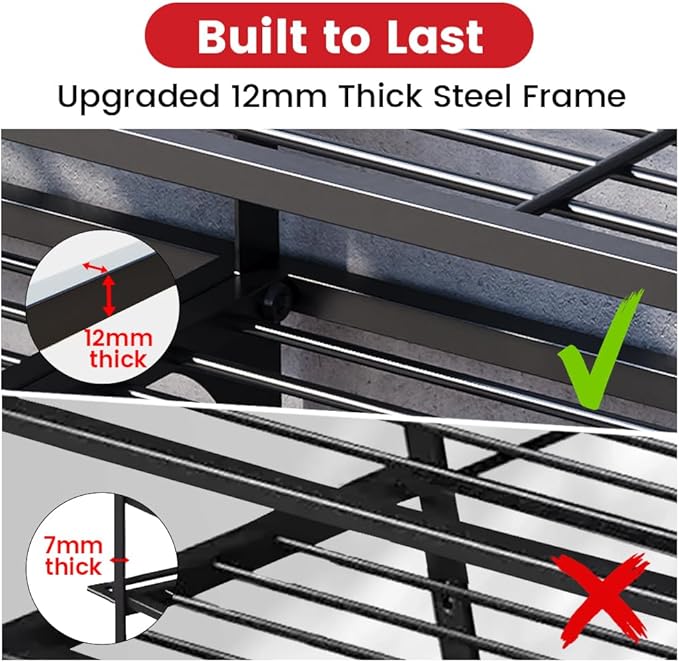53" Power Tool Organizer Wall Mount with Power Strip, Heavy Duty Metal Tool Shelf, 400lbs Capacity for Cordless Drills, Batteries & Garage Storage (12 Slots with 8 Outlets Power Strip)