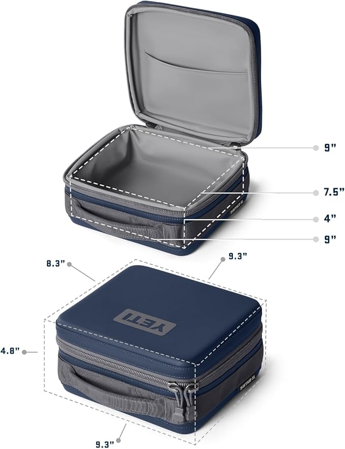 YETI Daytrip 3L Insulated Soft Cooler Lunch Box, Charcoal