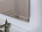 Kohler 36540-NFC-NA Verdera® Medicine Cabinet, Arched Design, Left-Hinged, Frameless Mirror Medicine Cabinets, Mirrored Interior, Adjustable Glass Shelves, 20 in. W x 34 in. H, Rustproof Aluminum