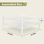 Sweater Drying Rack, 2-Layer Stackable Flat Clothes Drying Rack, Laundry Drying Rack, Mesh Air Dryer, Portable Dry Rack for Indoor & Outdoor
