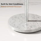 Countertop Towel Stand Free Standing with Marble Base, S-Shape Hand Towel Stand for Bathroom Stainless Steel Rust-proof, Hand Towel Holder Standing for Kitchen Vanity Countertop (Brushed Nickel)
