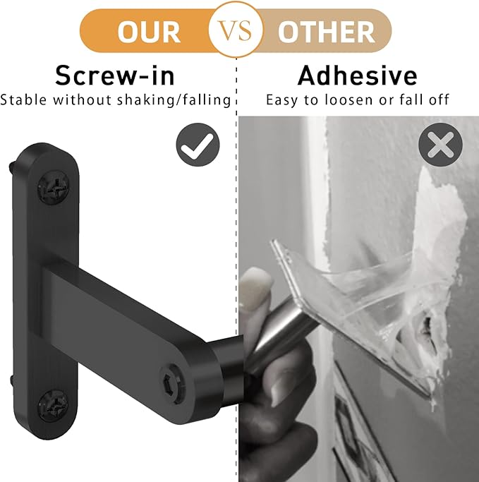 24 Inch Double Towel Bar for Bathroom Wall, Stainless Steel Towel Racks for Bathroom Wall Mounted Rustproof, Long Towel Rod Hand Towel Holder for Bathroom Toilet Kitchen Towel Storage - Matte Black