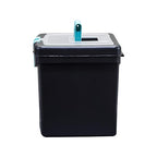 Storex File Storage Box with XL Storage Lid, 10-7/8 x 13-1/4 x 11 Inches, Black/Teal