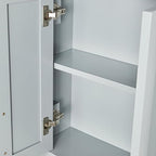 ARIEL Bathroom Wall Cabinet 26" H x 21" W x 8" D - Closed Door - Grey