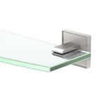 Gatco 5626 Mode Glass Shelf, Satin Nickel