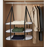 CINPIUK 2 Pcs 3-Tier Sweater Drying Rack Over The Door, Foldable Mesh Hanging Dryer Flat with Hooks, Large Breathable Laundry Drying Hanger, Clothes Lay Flat Dryer for Apartments Dorms Bathrooms