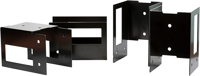 Rutland Stack N Store Corner Brackets for Building Storage Racks, Set of 4